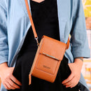 Bolsa Transversal Touch Screen – Leve, Compacta e Ideal para Levar Celular e Carteira