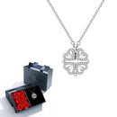 Colar do Amor Trevo de 4 Corações – Presente Romântico com Significado de Sorte e União