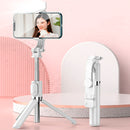 Bastão Selfie 3 em 1 Retrátil Multifuncional – Tripé, Bastão de Selfie e Suporte para Celular