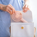 Mini Portable USB Fan – Rechargeable, Lightweight and Silent for Travel, Work and Home