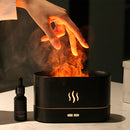 Umidificador de Ar LED – Chama Artificial Colorida para Aromaterapia e Ambiente Relaxante