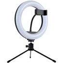 8” LED Ring Light with Tabletop Tripod and Cell Phone Holder – Professional Lighting for Videos and Live Streams