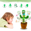 Cacto de Pelúcia Interativo para Crianças – Dança, Toca Música e Repete a Fala