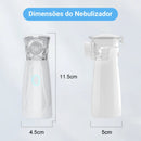 Nebulizador Portátil Silencioso para Inalação – Alívio Respiratório Eficiente e Confortável