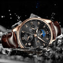 Waterproof Quartz Chronograph Multifunctional Watch