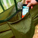 Camping Hammock with Mosquito Net – Ideal for Hunting, Fishing, and Insect Protection 