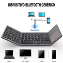 Foldable Wireless Keyboard - Bluetooth Touchpad for Android, iOS, and Windows.