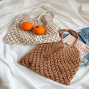 Women's Cotton Crochet Beach Bag – Lightweight, Spacious and Stylish