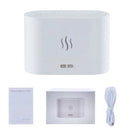 Umidificador de Ar LED – Chama Artificial Colorida para Aromaterapia e Ambiente Relaxante