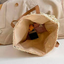 Bolsa Feminina de Praia Trançada Reforçada – Moda Verão, Espaçosa e Durável