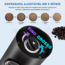 Moedor Elétrico de Pimenta, Sal e Temperos – Automático com Ajuste de Moagem