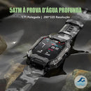 Smartwatch Militar Resistente – Relógio Inteligente com Monitoramento de Saúde e GPS