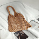 Women's Cotton Crochet Beach Bag – Lightweight, Spacious and Stylish