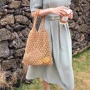 Women's Cotton Crochet Beach Bag – Lightweight, Spacious and Stylish