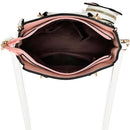 Bolsa de Couro Sintético Feminina – Estilo Luxo com Design de Grife e Acabamento Premium