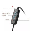 8” LED Ring Light with Tabletop Tripod and Cell Phone Holder – Professional Lighting for Videos and Live Streams