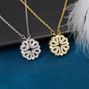 Colar do Amor Trevo de 4 Corações – Presente Romântico com Significado de Sorte e União