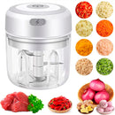 Triturador de Alimentos Elétrico USB Sem Fio – Ultra Mix™ Compacto e Prático para Cozinha