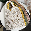 Women's Cotton Crochet Beach Bag – Lightweight, Spacious and Stylish
