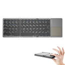 Foldable Wireless Keyboard - Bluetooth Touchpad for Android, iOS, and Windows.