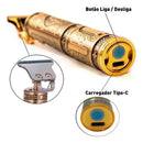 Maquininha Elétrica Dragão para Cabelo e Barba – Máquina de Acabamento e Corte Profissional