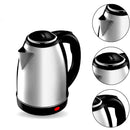 Stainless Steel Electric Kettle 1.8L with Automatic Shut-Off – Powerful, Safe and with Rotating Base (1100W)
