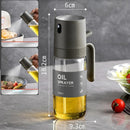 250ml Glass Oil Spray Bottle – Spray Bottle for Olive Oil, Oil and Sauces 