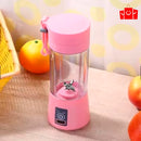 Mini Liquidificador Portátil USB Recarregável – 6 Lâminas para Sucos e Shakes