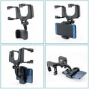 Suporte Universal para Retrovisor Multifuncional Ajustável 360 Graus – Ideal para Celular e Navegação