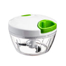 Premium Manual Food Processor – 3 Stainless Steel Blades for Fast and Efficient Cutting 