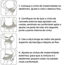 Cinta Ajustável para Gestantes – Alívio de Dores Lombares e Suporte para Barriga