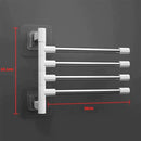 Toalheiro Giratório de Aço Inoxidável – Barra de Parede, Durável e Funcional para Banheiro