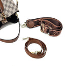 Bolsa Feminina de Ombro Estilo Xadrez Luxo – Design Sofisticado e Acabamento Premium