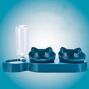 Dogmiau 3-in-1 Automatic Cat Feeder – Double Feeder with Water Dispenser and Bowl