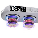 Luminária Multifuncional G Speaker 4 em 1 – Luz LED, Caixa de Som Bluetooth, Relógio e Despertador