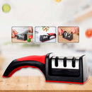 Afiador de Facas 3 em 1 Profissional – Corte Preciso e Durabilidade com Aço Inoxidável