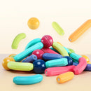 Blocos Magnéticos Montessori – Brinquedo Educativo para Crianças, Estimula a Criatividade e Coordenação