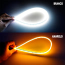 Fita LED DRL Diurna Flexível para Farol – Modelo Universal para Carros