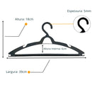 Kit 50 Cabides Organizadores de Roupas Adulto – Praticidade e Envio Imediato