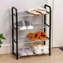 Collapsible Shoe Rack Organizer – 4 Tiers for 8 Pairs of Shoes and Sneakers
