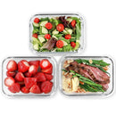 Pote Com Tampa Hermética Armazenamento de Alimentos 640ml - KIT 02 UND