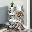 Collapsible Shoe Organizer – 4-Tier Shoe Rack for 8 Pairs