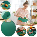 Antibacterial, mildew-proof cutting board with anti-crack handle.