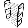 Collapsible Shoe Rack Organizer – 4 Tiers for 8 Pairs of Shoes and Sneakers