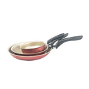 Frigideiras Globalflon Teflon – Kit com 3 Peças Antiaderentes Ideal para Ovos, Grelhados e Mais