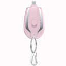 Mini Carregador USB Portátil com Chaveiro – Energia de Emergência Sempre à Mão