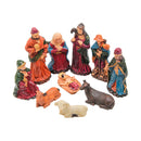 presépio artesanal em resina