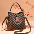 Bolsa Feminina de Ombro Estilo Xadrez Luxo – Design Sofisticado e Acabamento Premium