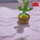 Cacto de Pelúcia Interativo para Crianças – Dança, Toca Música e Repete a Fala