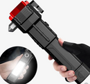 M9 Tactical Flashlight - Multifunctional 4 in 1 - Indestructible, USB Rechargeable, and Mega Power 